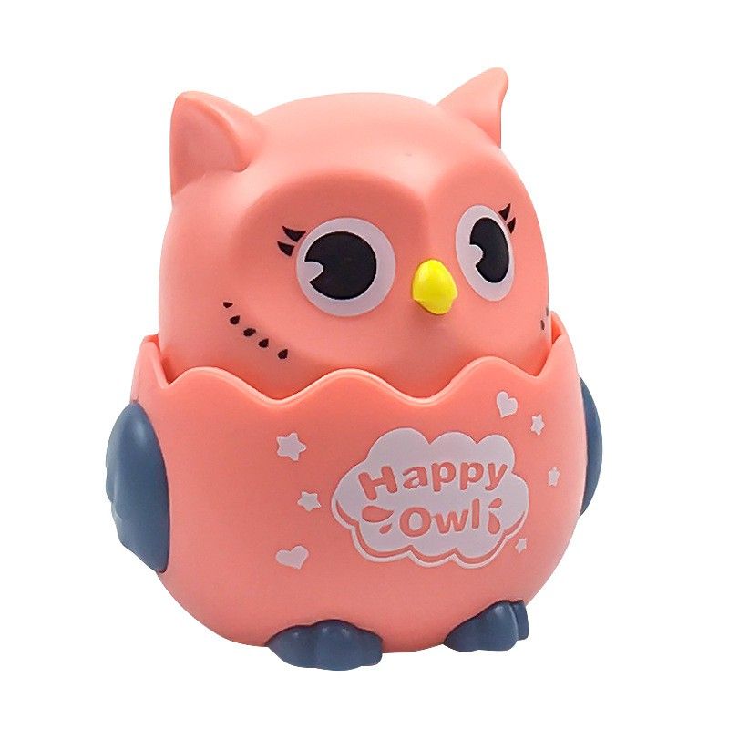 Bộ đồ chơi chim cú nhấn xoay 360 độ Happy Owl dành cho bé chơi