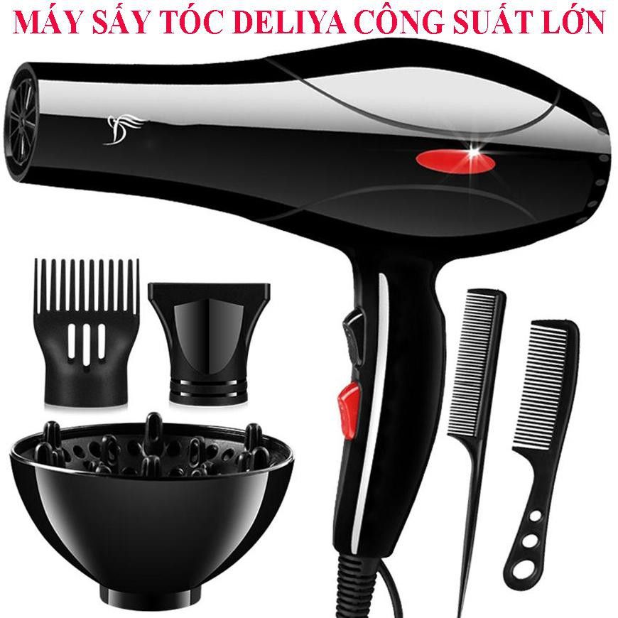 Máy Sấy Tóc 2 Chiều DELIYA 8018 2000W Kèm Phụ Kiện