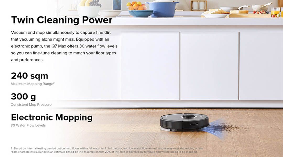 Robot hút bụi lau nhà Xiaomi Roborock Q7 Max Plus