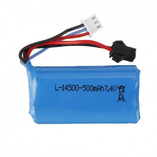 Pin 2P 500 maH Xe tải điều khiển từ xa D12