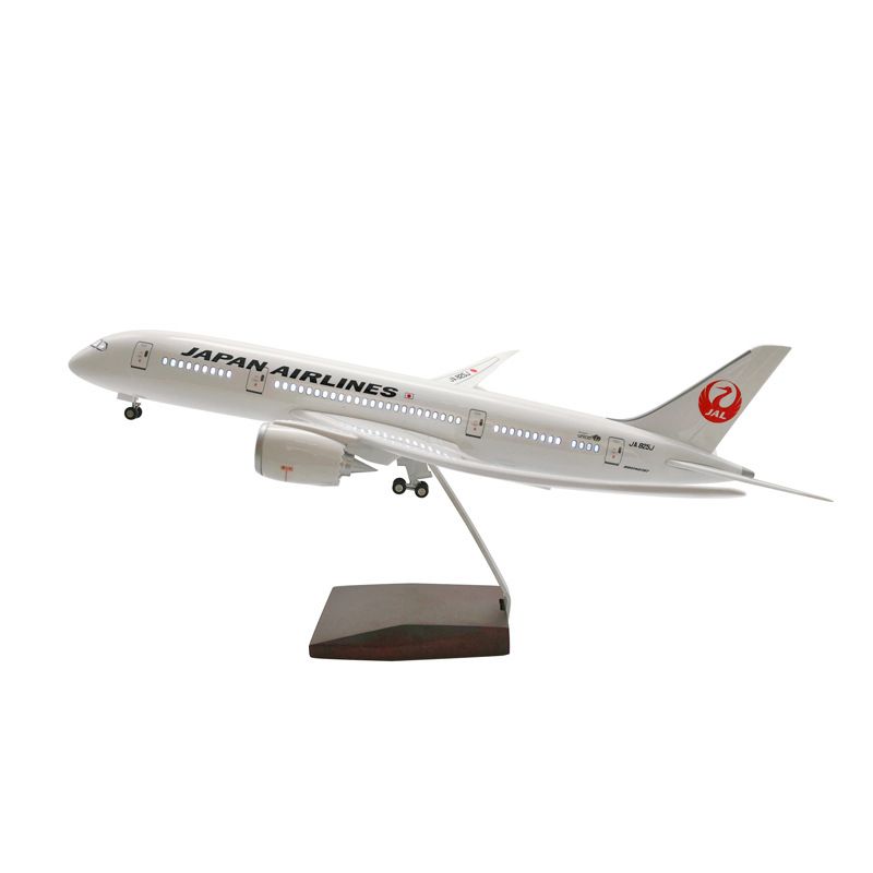 Mô hình máy bay Japan Airlines Boeing B787 47cm lắp ráp có đèn Everfly