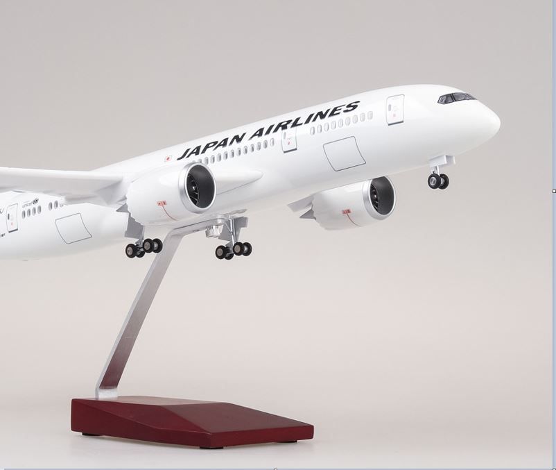 Mô hình máy bay Japan Airlines Boeing B787 47cm lắp ráp có đèn Everfly