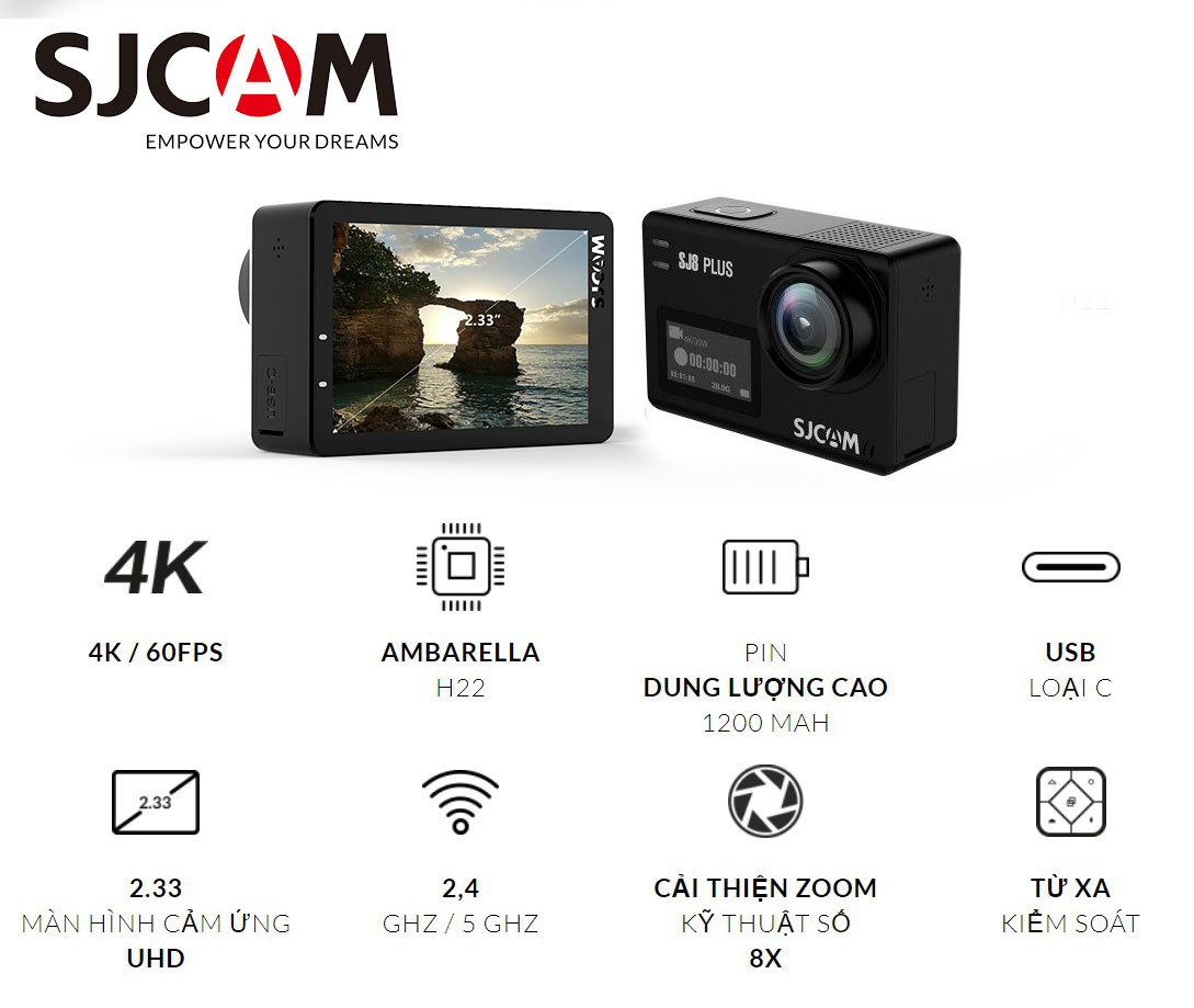 Camera hành trình Sjcam SJ8 Plus Chính hãng