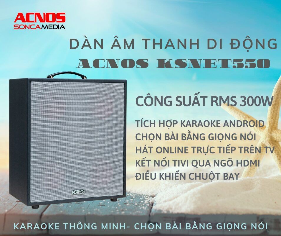 Loa kéo di động Acnos KSNet 550