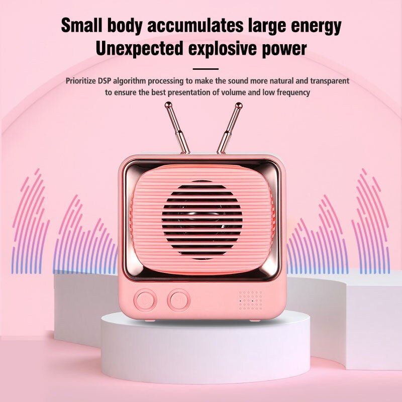 Loa bluetooth mini kểu radio