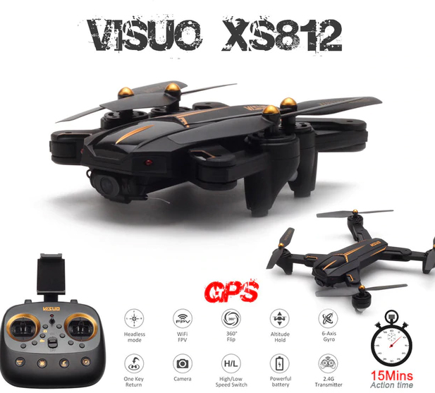 Flycam Visuo XS812 GPS