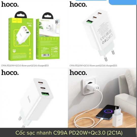 Cóc Sạc Nhanh Hoco 20W C99A