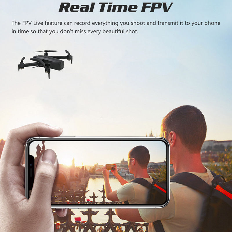 Fold Drone GW106 Wifi FPV 720P Camera