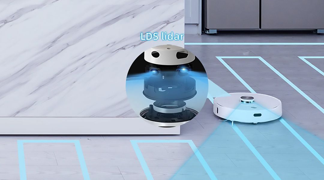 Robot hút bụi lau nhà Xiaomi iMilab V1 Tự động đổ rác Bản Quốc Tế