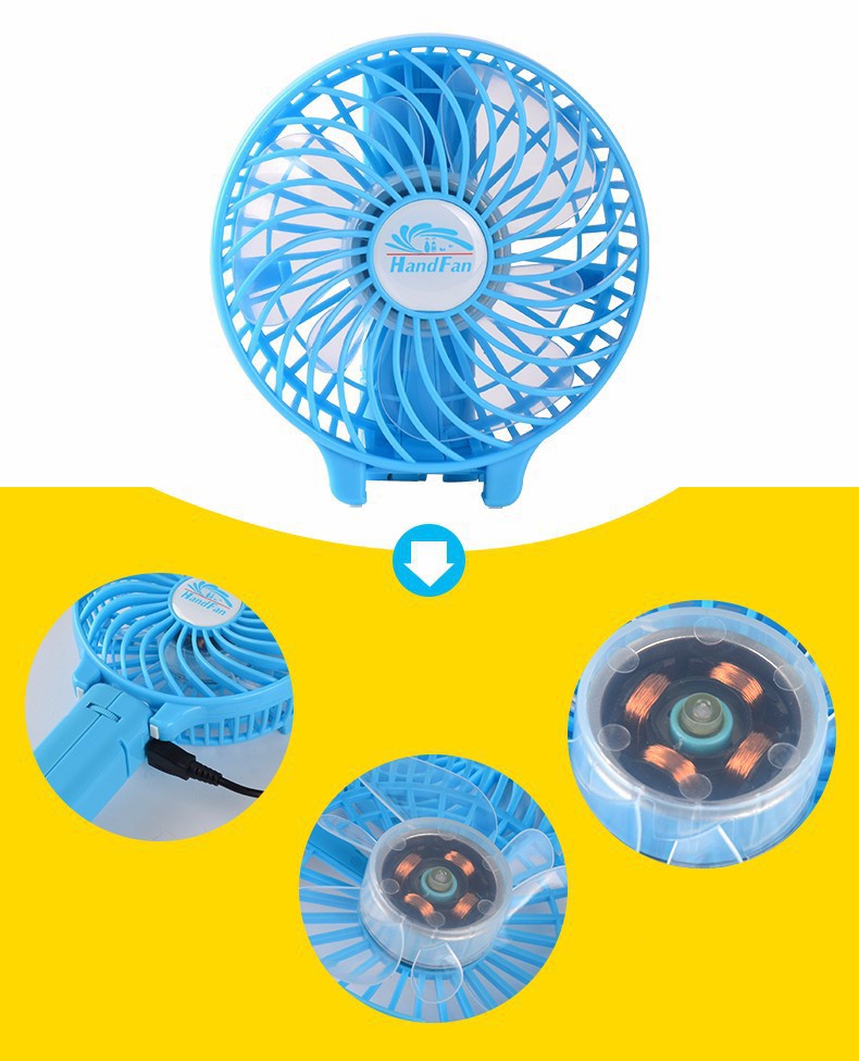 Quạt mini cầm tay Color Fan - Mẫu giá rẻ