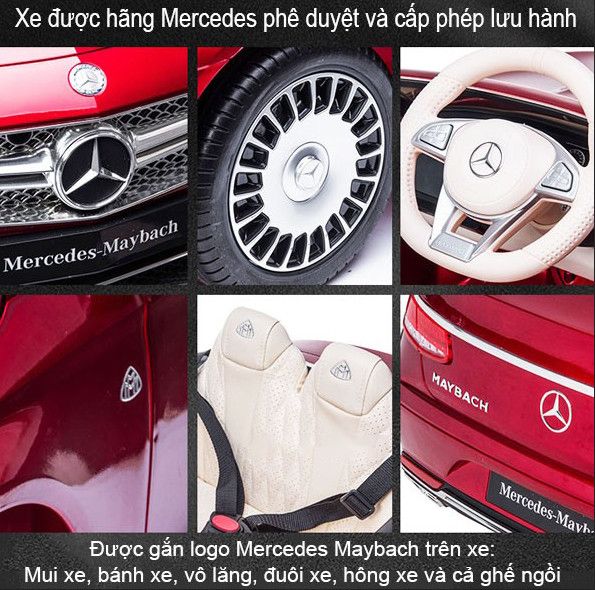 Xe ô tô điện trẻ em cao cấp Mercedes MAYBACH S650