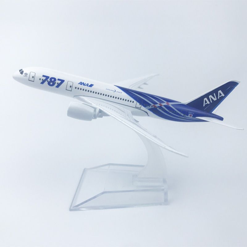 Mô hình máy bay All Nippon Airways ANA Boeing B787 16cm Everfly V&G 51