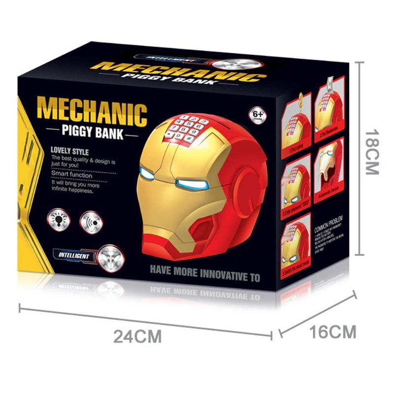 Két sắt mini hình Iron Man