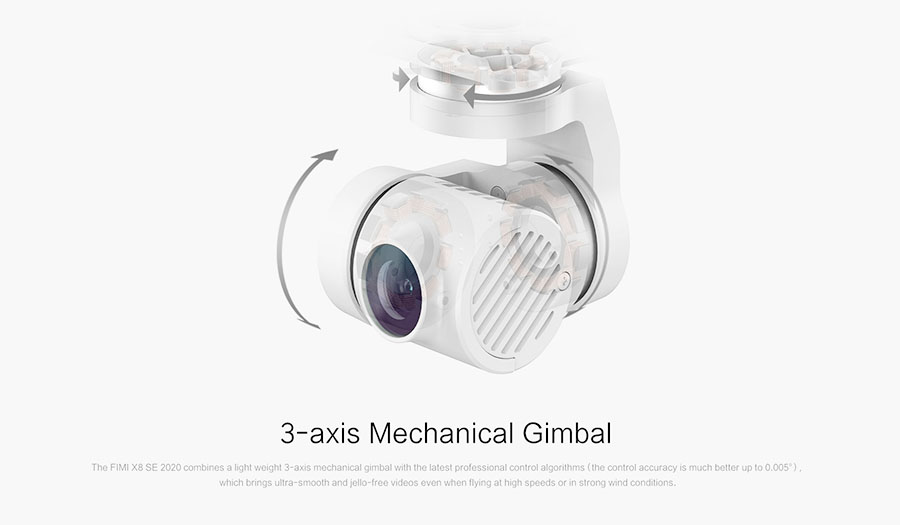 Flycam Xiaomi Fimi X8 SE 2020 ( Bay xa 8km )