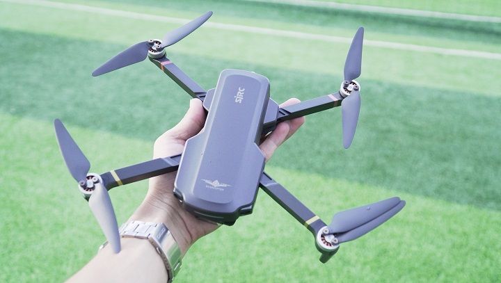 Flycam SJRC F5S Pro Plus có gimbal chống rung 2 trục