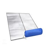 Thảm dã ngoại/ chiếu văn phòng tráng nhôm 2 mặt chống thấm kích thước 200x250x0.35 cm