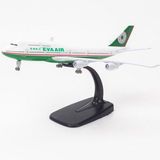 Mô hình máy bay Eva Air Boeing B747 16cm Everfly