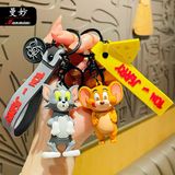 Móc Khóa Hình Tom Và Jerry Bằng Silicon Dễ Thương