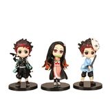 Mô hình Anime Kimetsu No Yaiba Trọn bộ 6 Nhân Vật Chibi