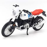 Mô hình Xe mô tô BMW R Nine T Urban GS White 1:18