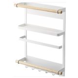 Kệ đựng đồ có nam châm hít tủ lạnh 34x27.5x7.5cm tiện lợi không gian bếp