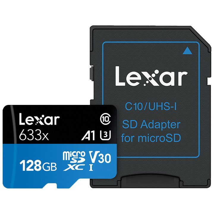 Thẻ nhớ Lexar 128GB 633x Micro SDXC Class 10 UHS-I 45 MB/s