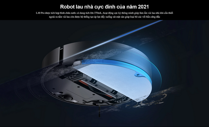 Robot hút bụi lau nhà Xiaomi Dreame Bot L10 Pro Bản Nội Địa