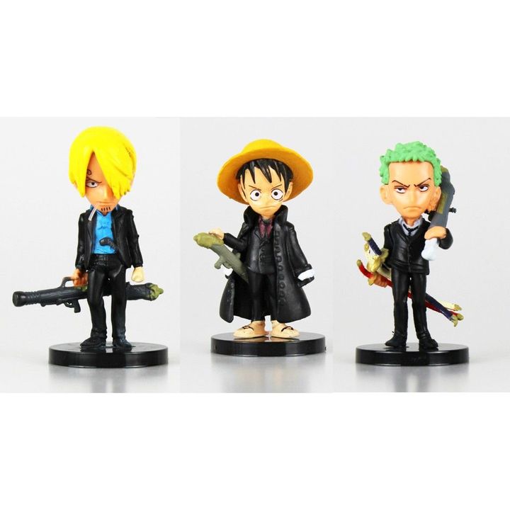 Set 6 Nhân Vật One Piece phong cách Chibi dễ thương No.1