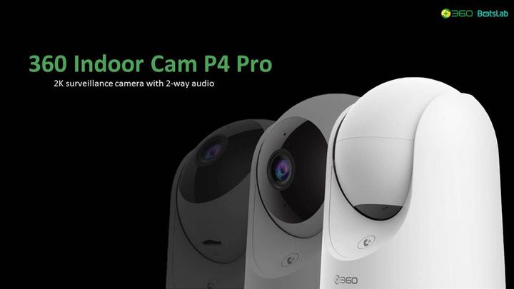 Camera quan sát 360 P4 Pro , xoay 360 độ, App Botslab