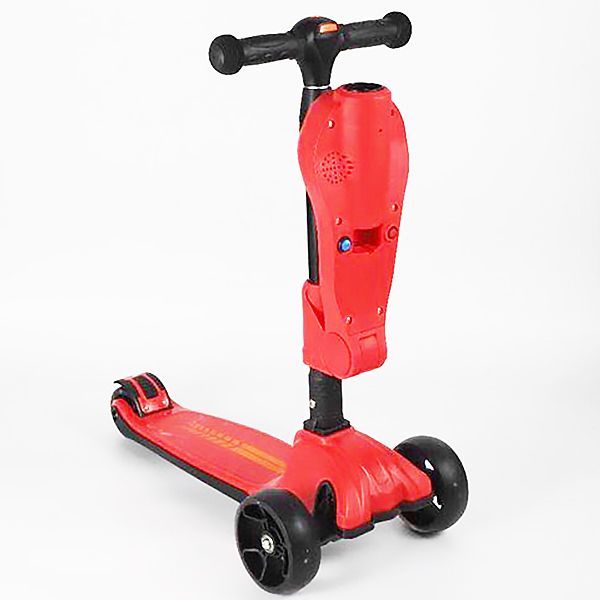 Xe Trượt Scooter Cho Bé QC-2861 Có Ghế Ngồi, Âm Thanh Sống Động Kèm Loa Bluetooth