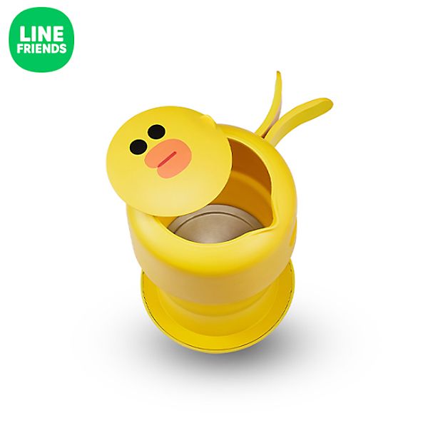 Bình đun nước gấp gọn LINE FRIENDS Brown Bear Chính Hãng