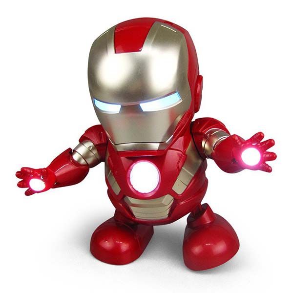 Robot Iron Man Dancing – Robot tự nhảy múa có đèn nhạc 