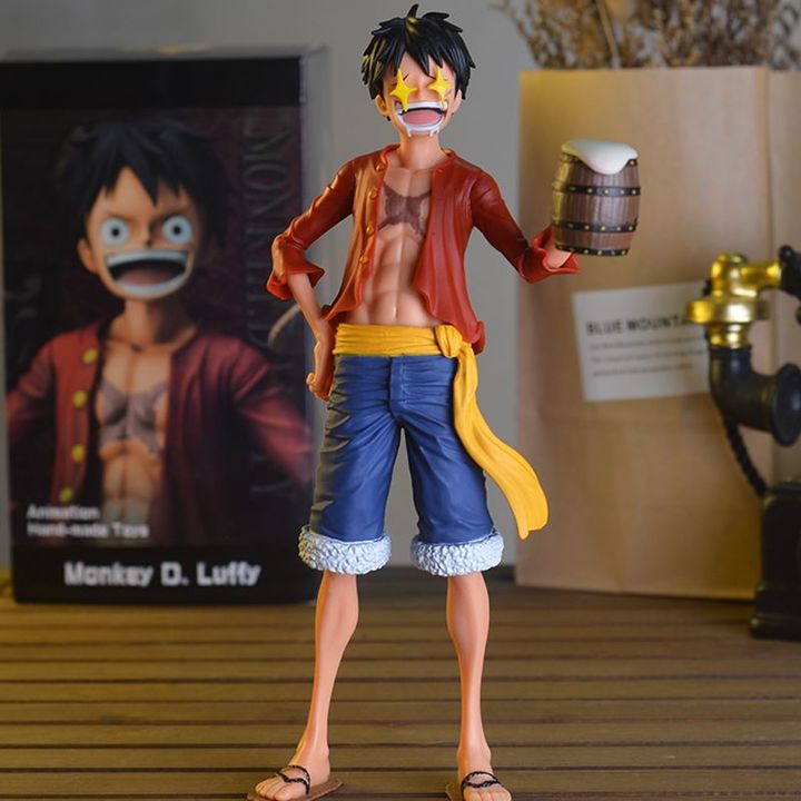 Mô hình One Piece Monkey D Luffy Mũ Rơm Ăn Thịt 25cm