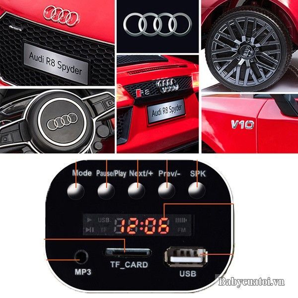 Xe Ô tô điện trẻ em cao cấp Audi R8