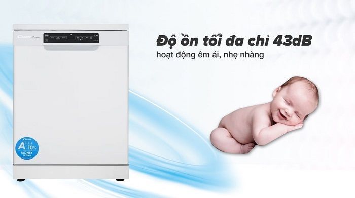 Máy rửa chén Candy CDPN 4D620PW/E