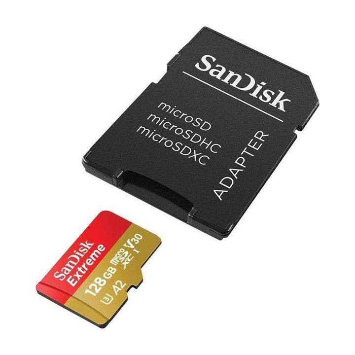 Thẻ nhớ Micro SDXC Sandisk Extreme V30 A2 190MB/S 128GB