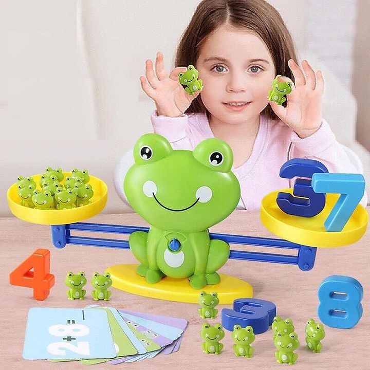 Đồ chơi ếch cân bằng Hulo Toys giáo dục toán học