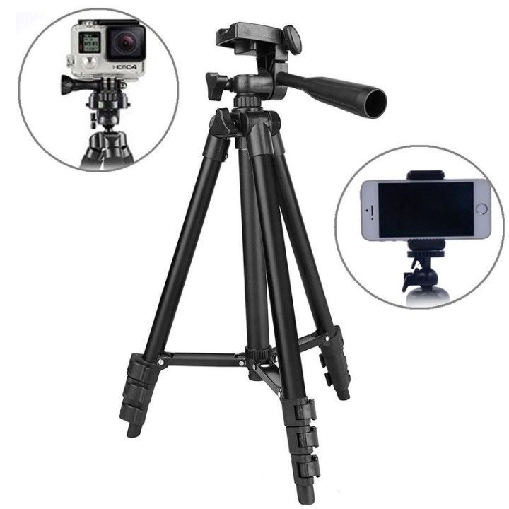 Gậy Tripod 3120 cho điện thoại, camera hành động