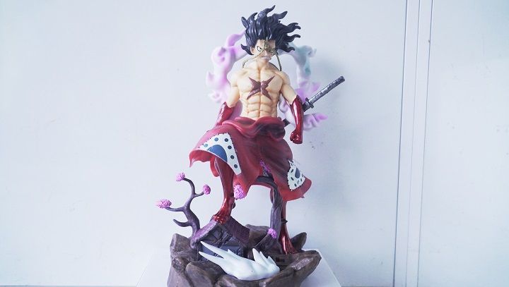 Mô hình One Piece Nhân vật Monkey D Luffy Gear 4 Wano Snake Man Kimono