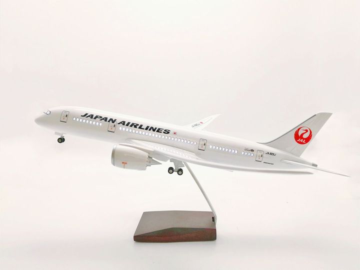 Mô hình máy bay Japan Airlines Boeing B787 47cm lắp ráp có đèn Everfly