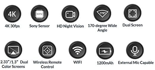 Camera hành động SJCAM SJ8 Dual Screen