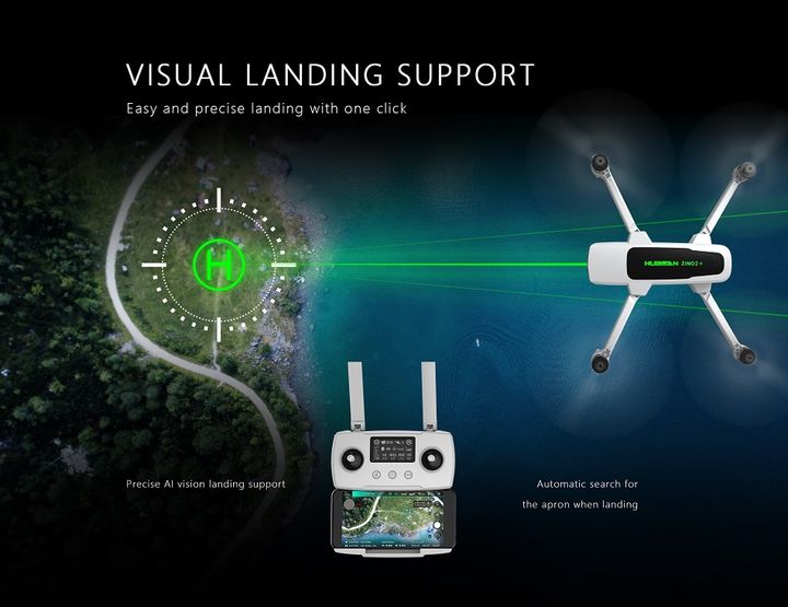 Flycam Hubsan Zino 2 Plus Combo 3 Pin và Balo