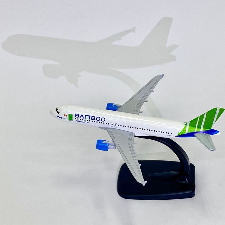 Mô hình Máy bay Bamboo Airway Airbus A320 20cm