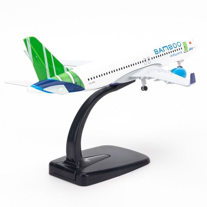 Mô hình Máy bay Bamboo Airway Airbus A320 20cm