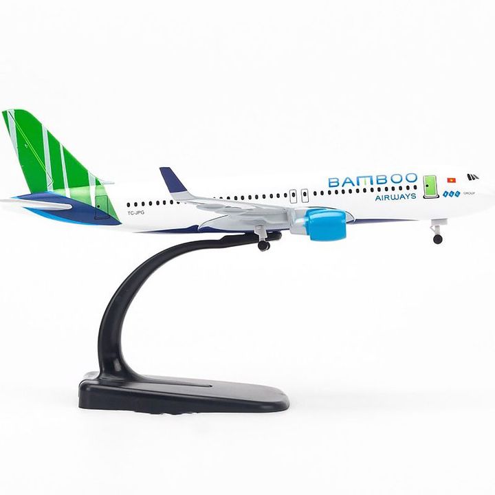 Mô hình Máy bay Bamboo Airway Airbus A320 20cm