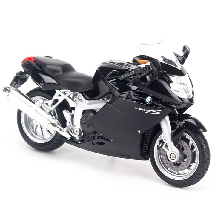 Mô hình Xe mô tô BMW K1200S Black 1:18