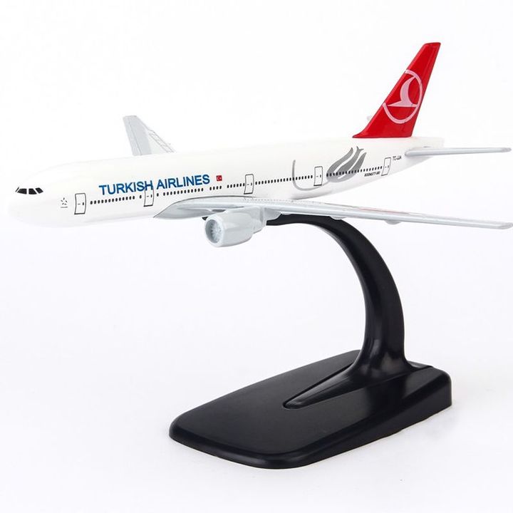 Mô hình Máy bay Turkish Airlines Boeing B777 16cm