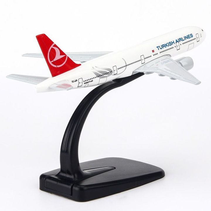 Mô hình Máy bay Turkish Airlines Boeing B777 16cm