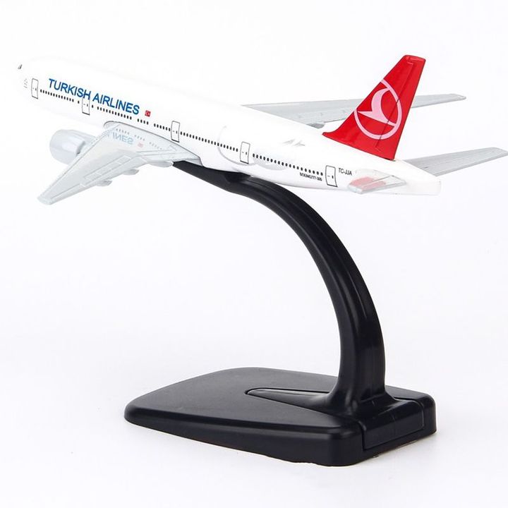 Mô hình Máy bay Turkish Airlines Boeing B777 16cm