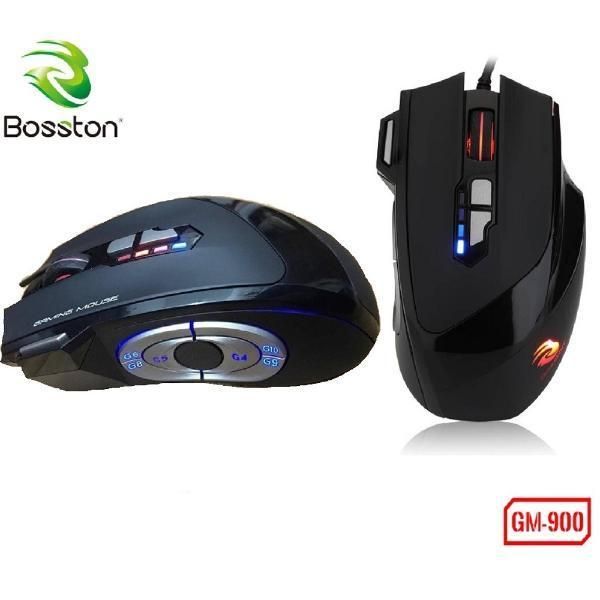 Hình ảnh Chuột Game Cao Cấp 13D Bosston GM900 Led Đa Màu